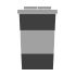 Animated coffee to go cup icon