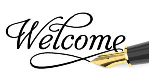 welcome calligraphy